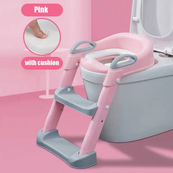 Toilet Seat Potty Training Seat Urinal for Boys Folding Chair Stool Staircase Toilet Ladder for Baby Toddler Girl Safe Potties