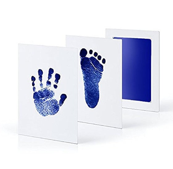 Environmental-friendly Baby Care Non-Toxic Baby Handprint Footprint Imprint Kit Baby Souvenirs Casting Newborn Footprint inkpad