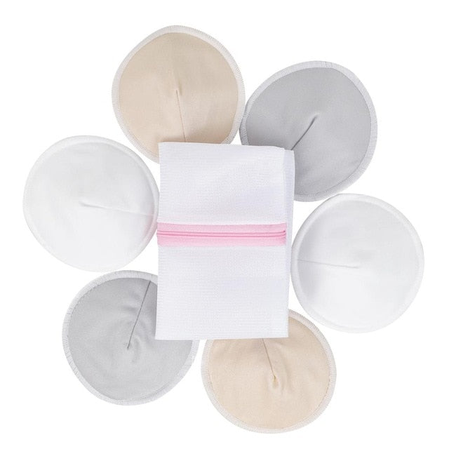 8Pairs Washable Breast Pad Breastfeeding Nipple Pad for Maternity Reusable  Nipple Covers for Breast Feeding Nursing Pads 