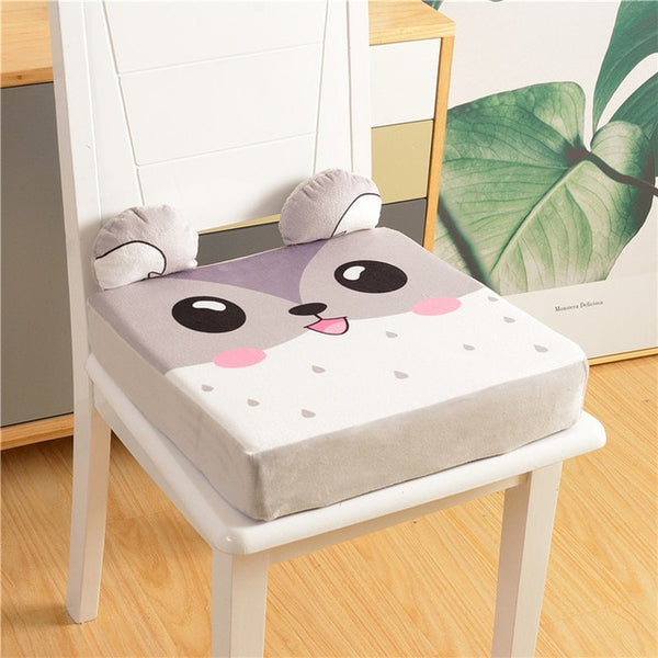 Kids Booster Seat Baby Dining Chair Booster Cushion Removable Kids High Chair Pad Chair Heightening Child Chair Increase Seat