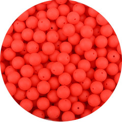 LOFCA 12mm 50pcs/lot Beads food grade silicone Teether Round Beads Baby Chewable Teething Beads silicone teether for diy