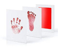 Baby Footprints Handprint Ink Pads Safe Non-toxic Ink Pads Kits for Baby Shower Baby Paw Print Pad Foot Print Pad Inkless