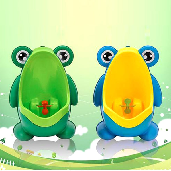 Frog Baby Boy Potty Toilet Urinal Kids Travel Potty Training Frog Children Stand Vertical Penico Pee Infant Toddler Wall-Mounted
