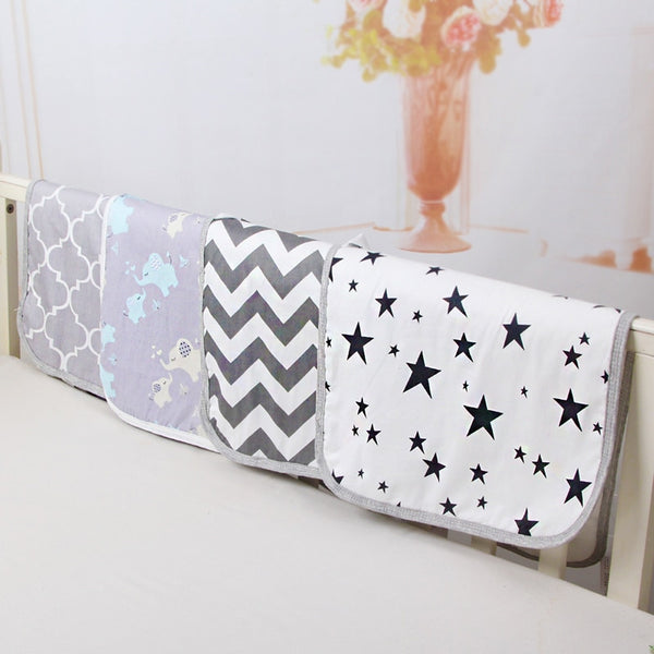 Newborn Baby Portable  Waterproof 60X37cm Changing Mat Infant Foldable Travel Changing Diaper Nappy Liners Pad